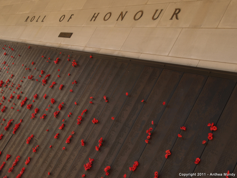 Image of the Australia War Memorial, Roll of Honour, First World War Title