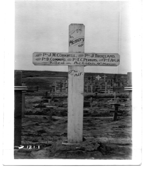 Image No 2 of the Original Grave for EC Perkins 4503