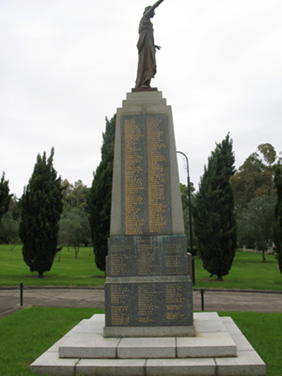 Image of the War Memorial, Pioneer Park Leichhardt, Sydney