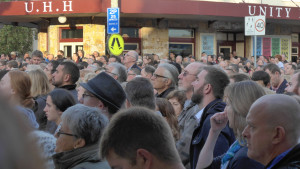 Image of observing the Anzac Day 2015 Ceremony, Balmain, Anzac Day 2015 - ecperkins.com.au