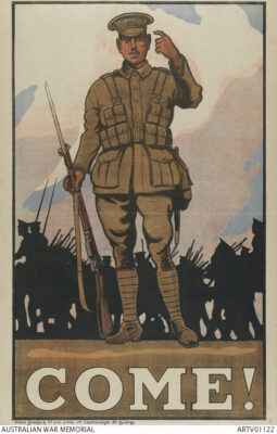 Image of an Australian Recruitment Poster World War 1